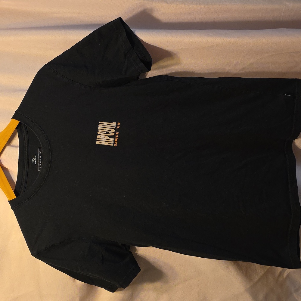 Rip Curl Charcoal Tee Mens Size Medium (Christina #18)
